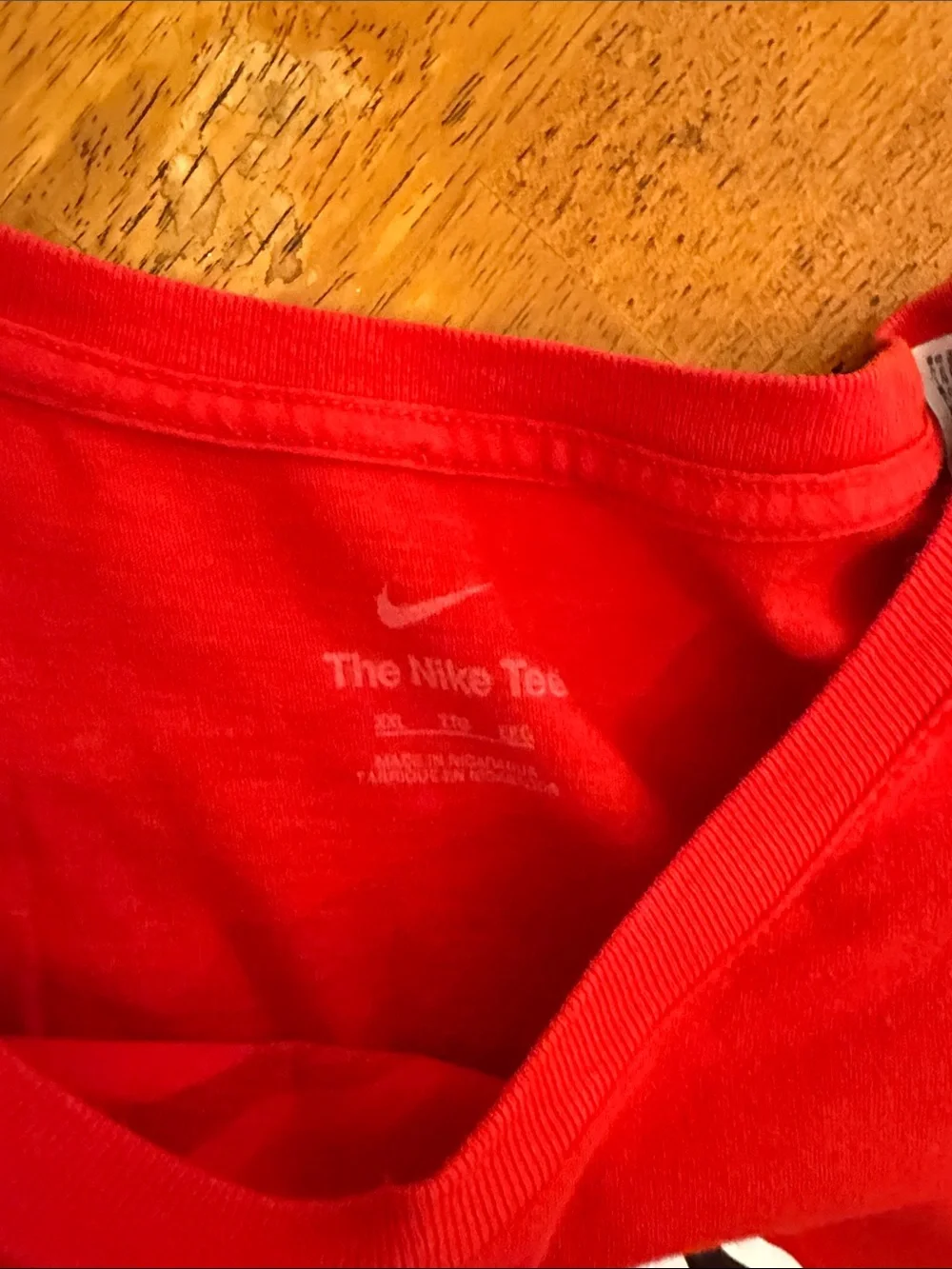 Nike Red Kansas City Chiefs Logo Tee xxl